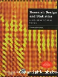 Research Design and Statistics