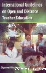 International guidelines on open and distance teacher education
