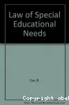 The Law of Special Educational Needs :A guide the Education Act 1981