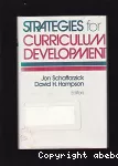 Stragies for curriculum development