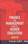 Finance and management issues in higher education