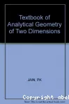 Textbook of Analytical Geometry of Two Dimensions