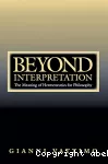 Beyond Interpretation