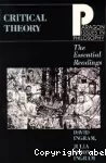 Critical theory: the essental readings(photocopy)