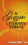 A glossary of literary terms