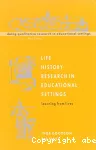 Life history research educational settings learning from lives