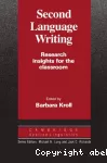 Second language writing : Research insights for the classroom