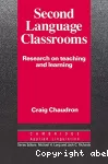 Second Language Classroomes: Research on teaching and learning